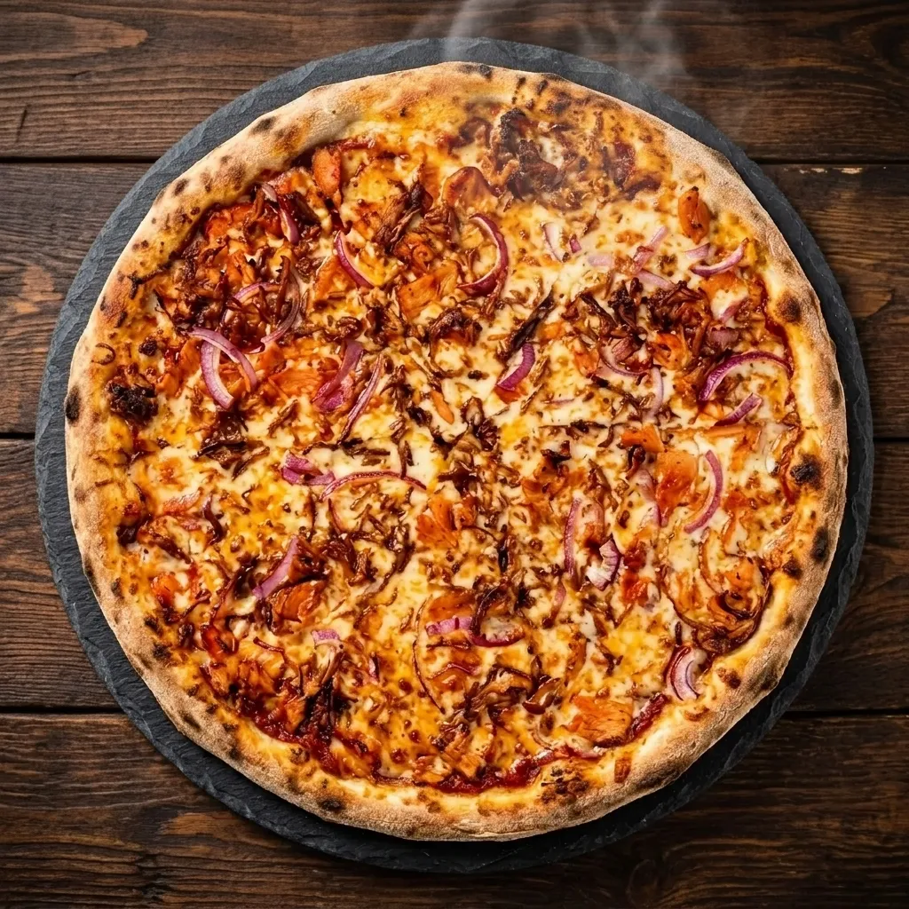 Donair pizza at Pizza Loco in Sherwood Park, AB