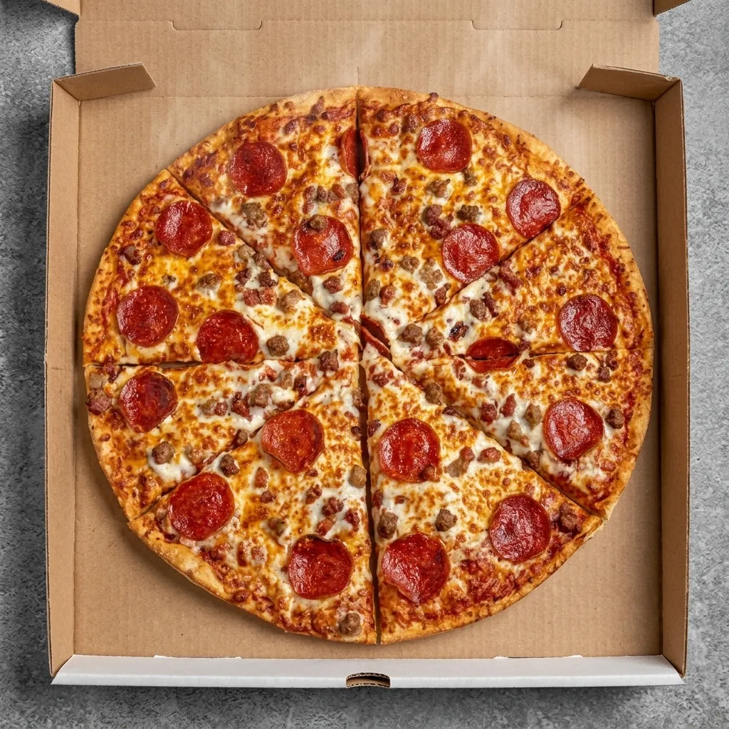 Pepperoni pizza at Pizza Loco in Sherwood Park, AB